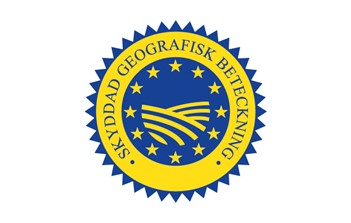 Skyddad geografisk beteckning logo.